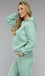 Fleece Joggingpak in Mint