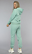 Fleece Joggingpak in Mint