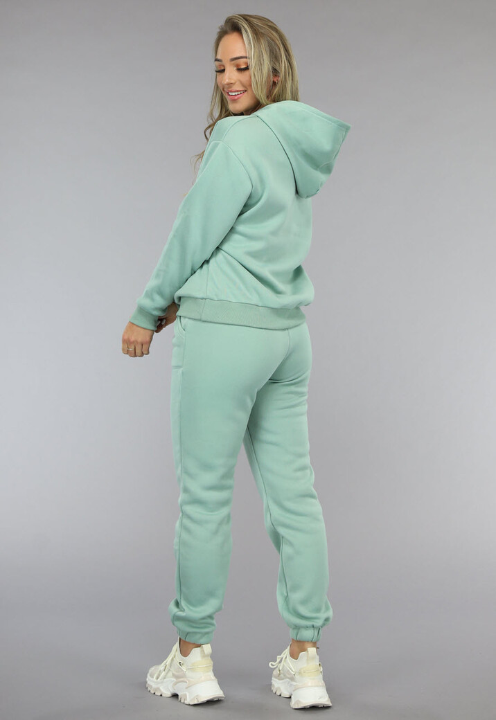 Fleece Joggingpak in Mint