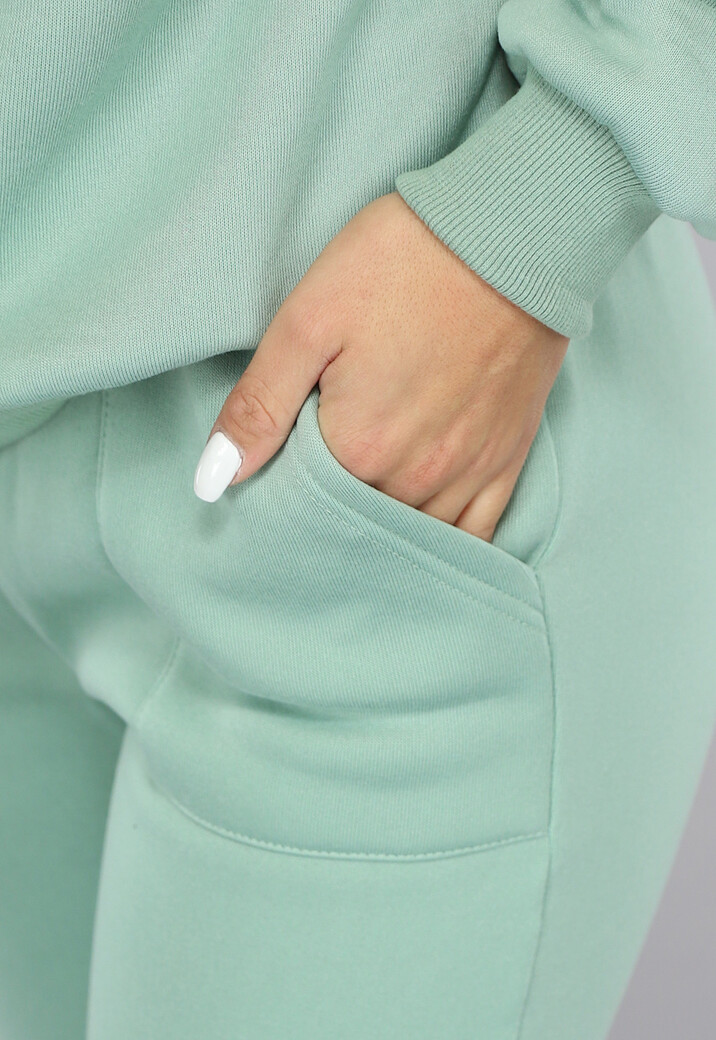 Fleece Joggingpak in Mint
