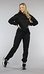 Zwart Fleece Joggingpak