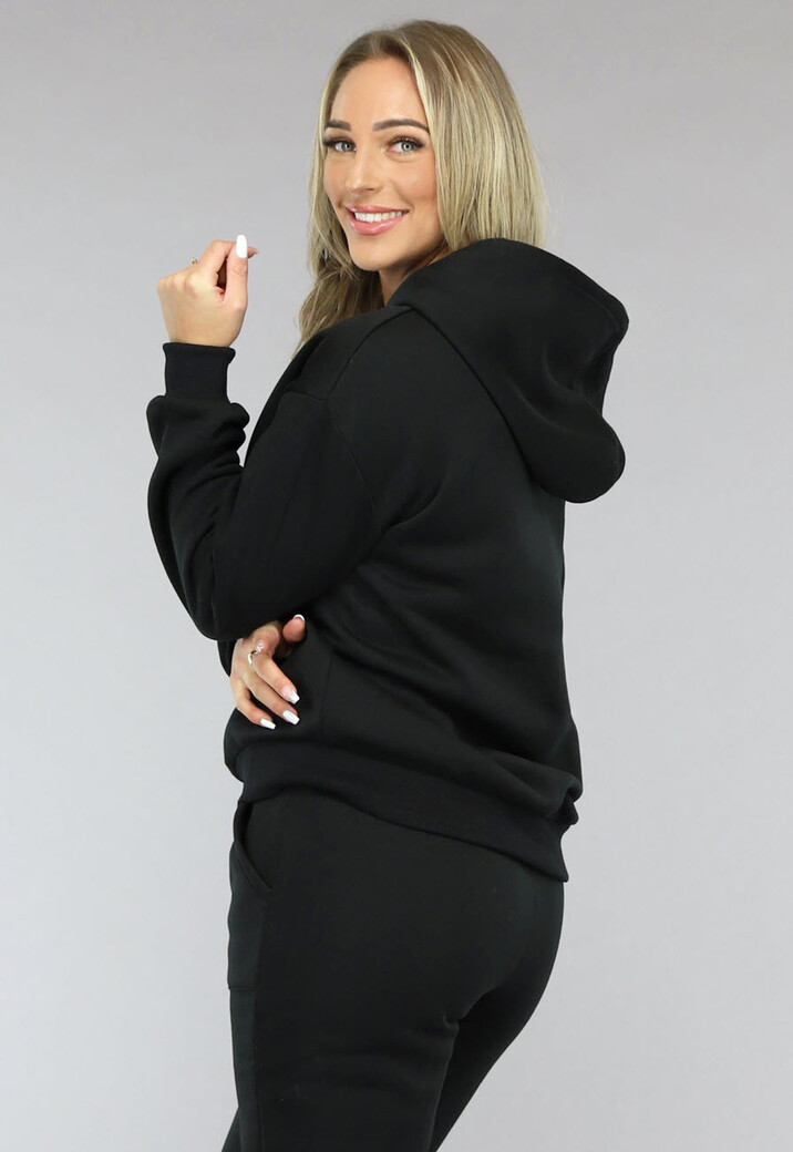 Zwart Fleece Joggingpak
