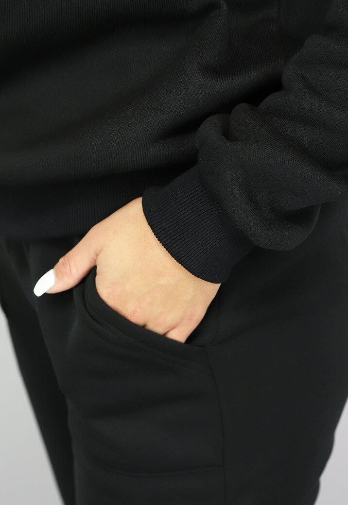 Zwart Fleece Joggingpak