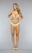 Nude Panty met Fishnet Patroon Extra Groot