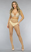 Nude Panty met Klein Fishnet Patroon