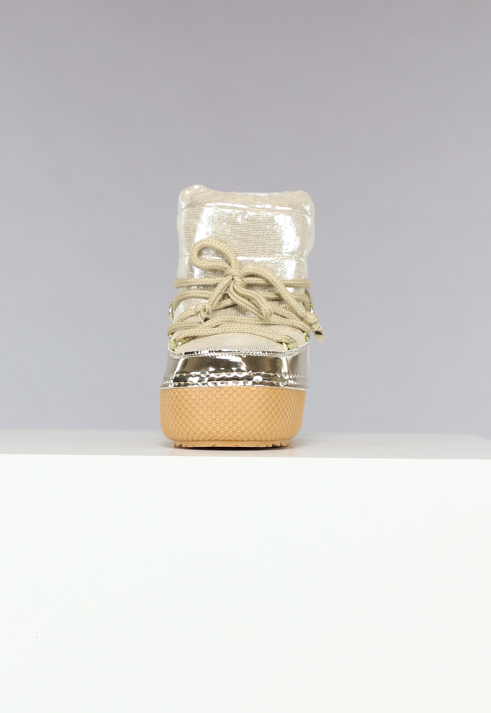 Sparkle Sneeuwlaarzen in Goud met Metallic Detail