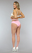 Lichtroze Net Panty met Medium Patroon