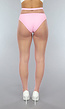 Lichtroze Net Panty met Medium Patroon