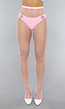 Lichtroze Fishnet Panty met Klein Patroon