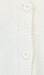 Korte Beige Fijn Gebreide Cardigan