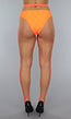 Oranje Netpanty met Extra Grote Fishnet