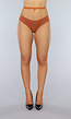 Medium Fishnet Netpanty in Camel