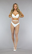 Medium Fishnet Netpanty in Wit