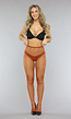 Camel Panty met Mini Fishnet Patroon