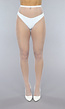 Witte Panty met Klein Fishnet Patroon