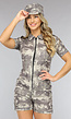 NEW1001 U.S.A Army Playsuit Kostuum