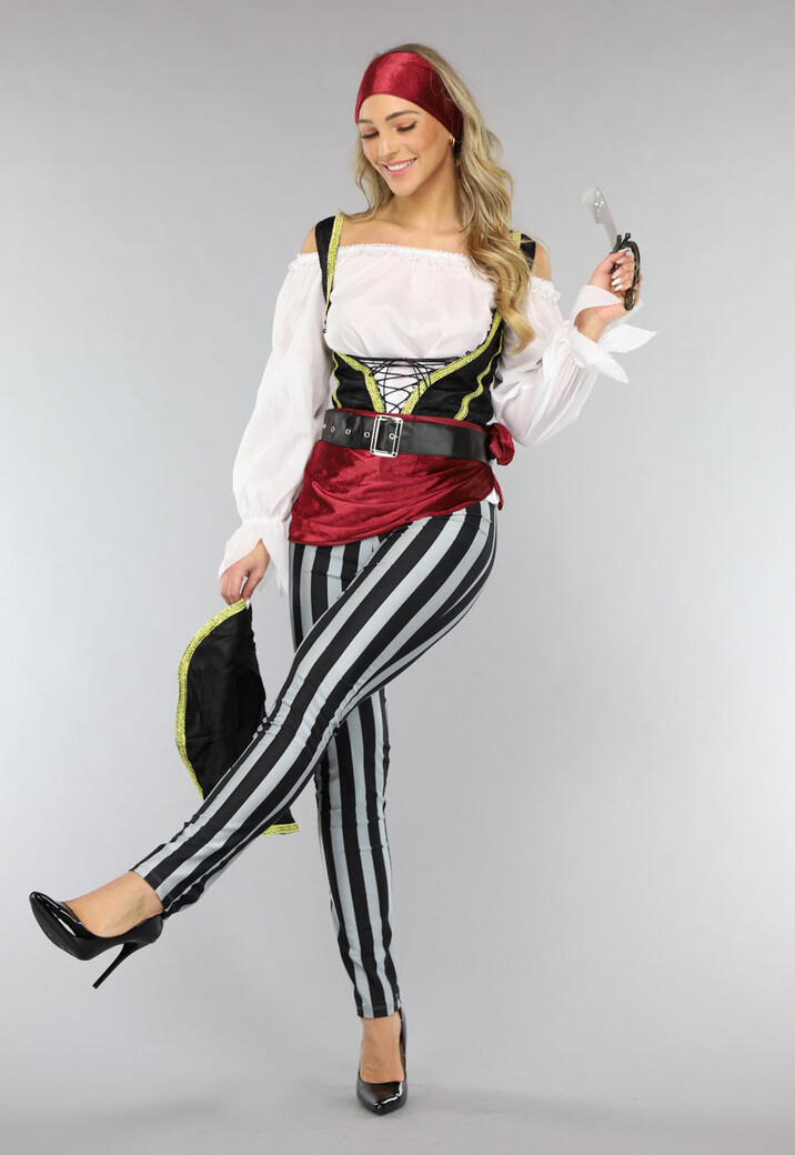 Piraten Kostuum met Broek en Accessoires