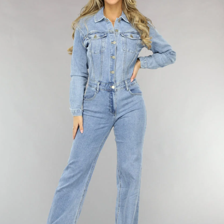 Denim Jumpsuits & Playsuits