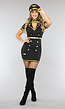 NEW1001 Stewardess Kostuum met Pet