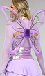 Elven Kostuum Lila Corset met Vleugels