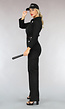 Deluxe Politiejumpsuit Kostuum