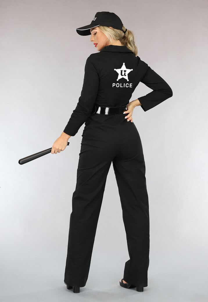 Deluxe Politiejumpsuit Kostuum