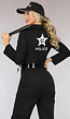 Deluxe Politiejumpsuit Kostuum