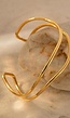 Gouden Golvende Armband