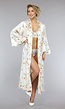 Lange Bridal Bloemenprint Kimono