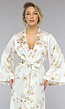 Lange Bridal Bloemenprint Kimono