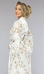 Lange Bridal Bloemenprint Kimono