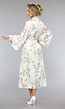 Lange Bridal Bloemenprint Kimono