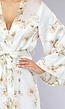 Lange Bridal Bloemenprint Kimono