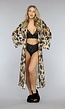 Mesh Leopard Kimono Lang