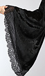 Lange Zwarte Kamerjas van Velours de Panne