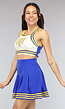 High School Cheerleader Kostuum