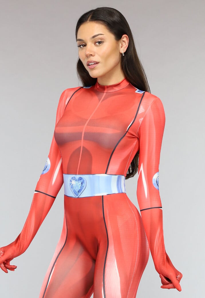 Rood Totally Spies Kostuum