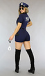 Donkerblauw Politie Playsuit Kostuum