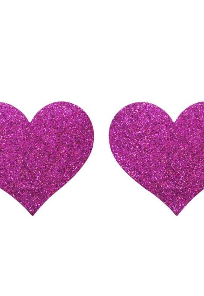 Glitterende Hartjes Tepelbedekkers