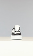 Lage Witte Sneakers met Zwarte Details