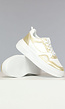 Casual Sneakers met Gouden Afwerking