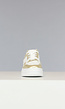 Casual Sneakers met Gouden Afwerking