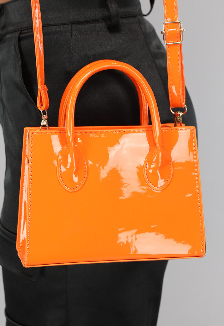 Oranje Crossbody Tas van Lakleer