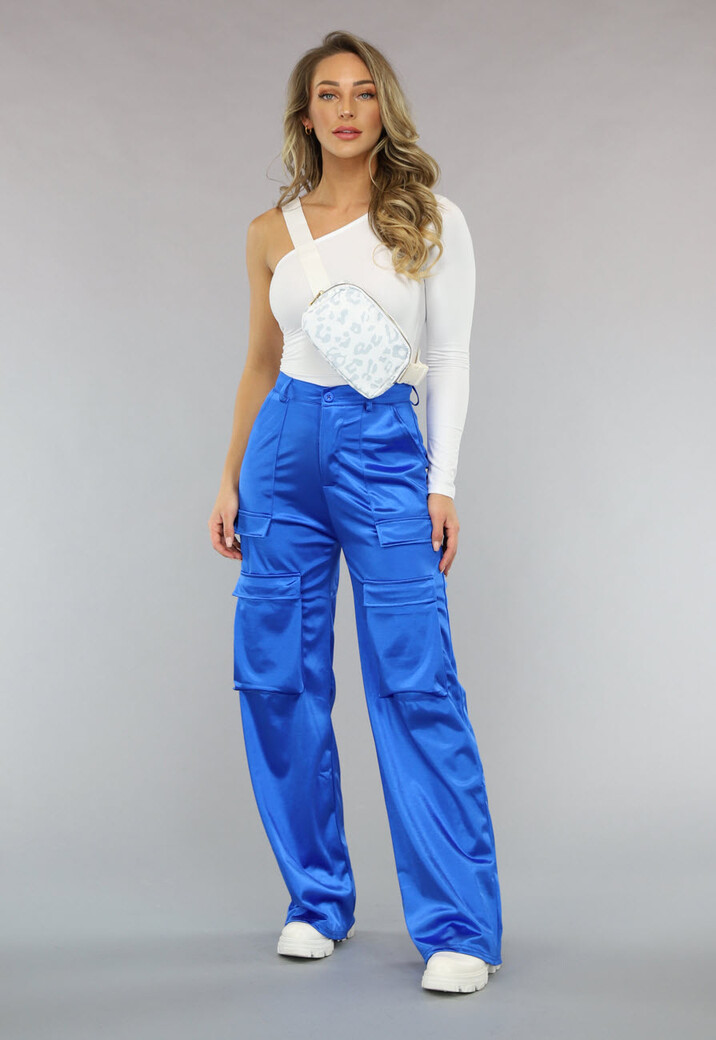 Wit Festival Tasje met Panter Print