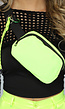 Neon Groene Fanny Pack met Karabijnhaak