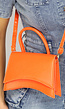 Oranje Crossbody Tas met Handvat