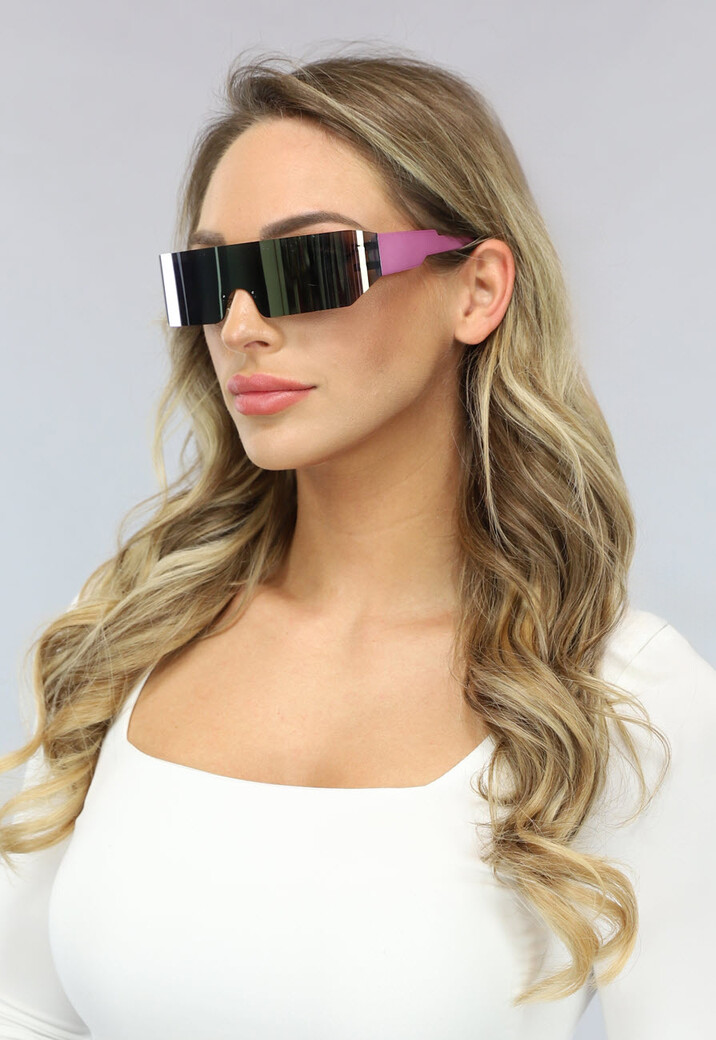 Holografische Festival Spiegel Zonnebril