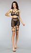 Mesh 3-Piece Lingerie Set