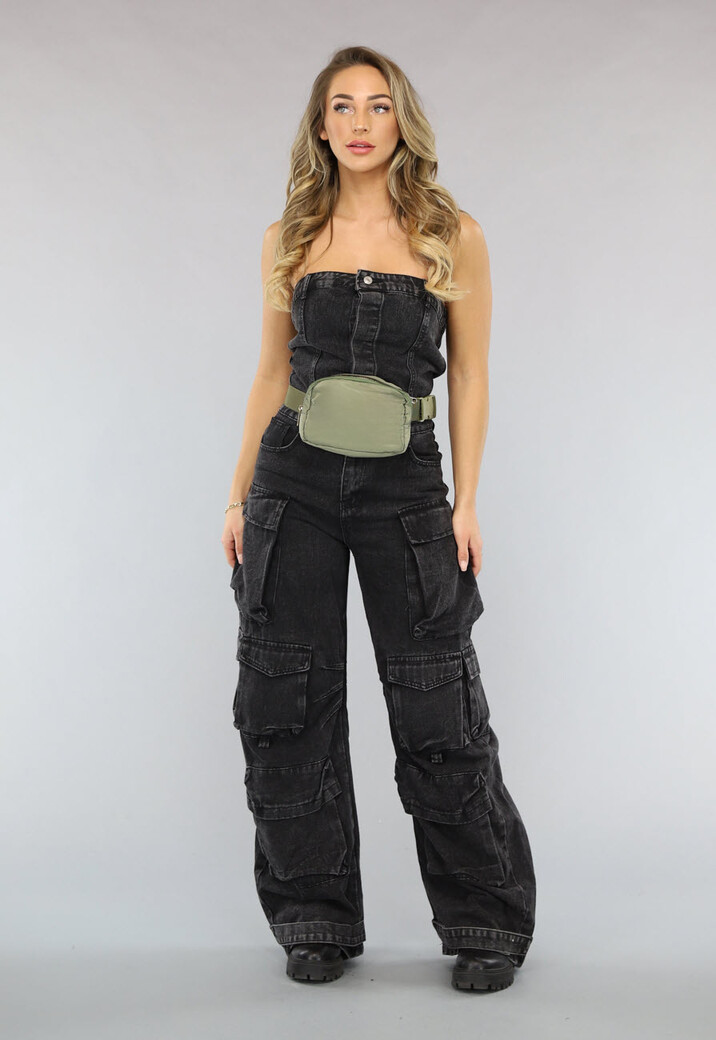 Legergroene Verstelbare Festival Tas