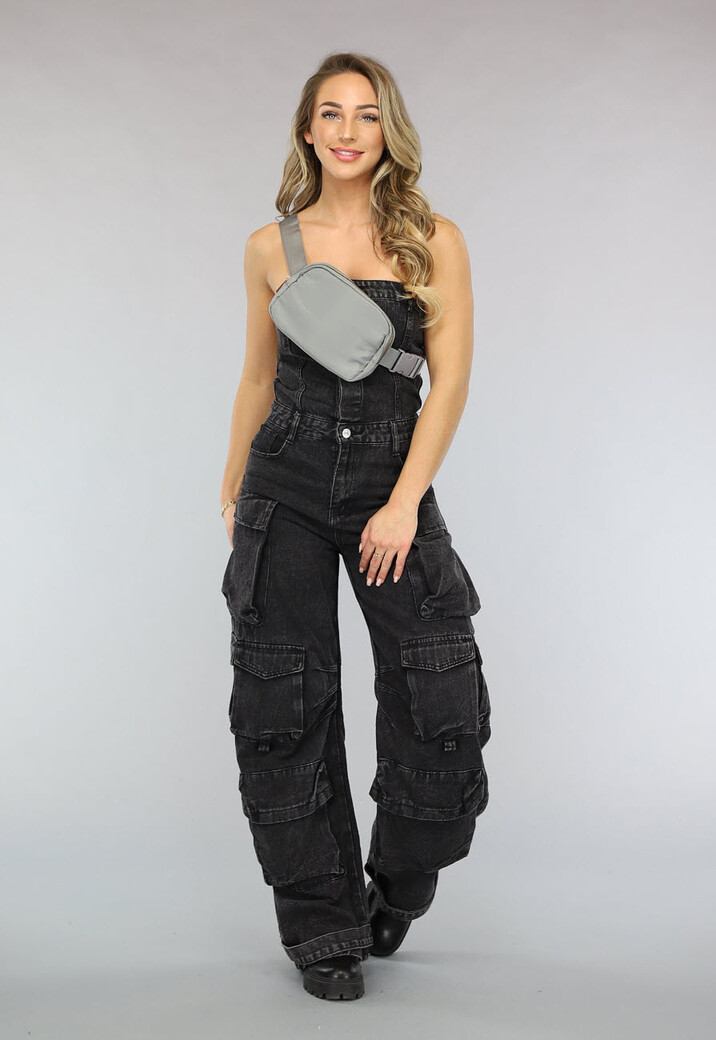 Grijze Verstelbare Fanny Pack